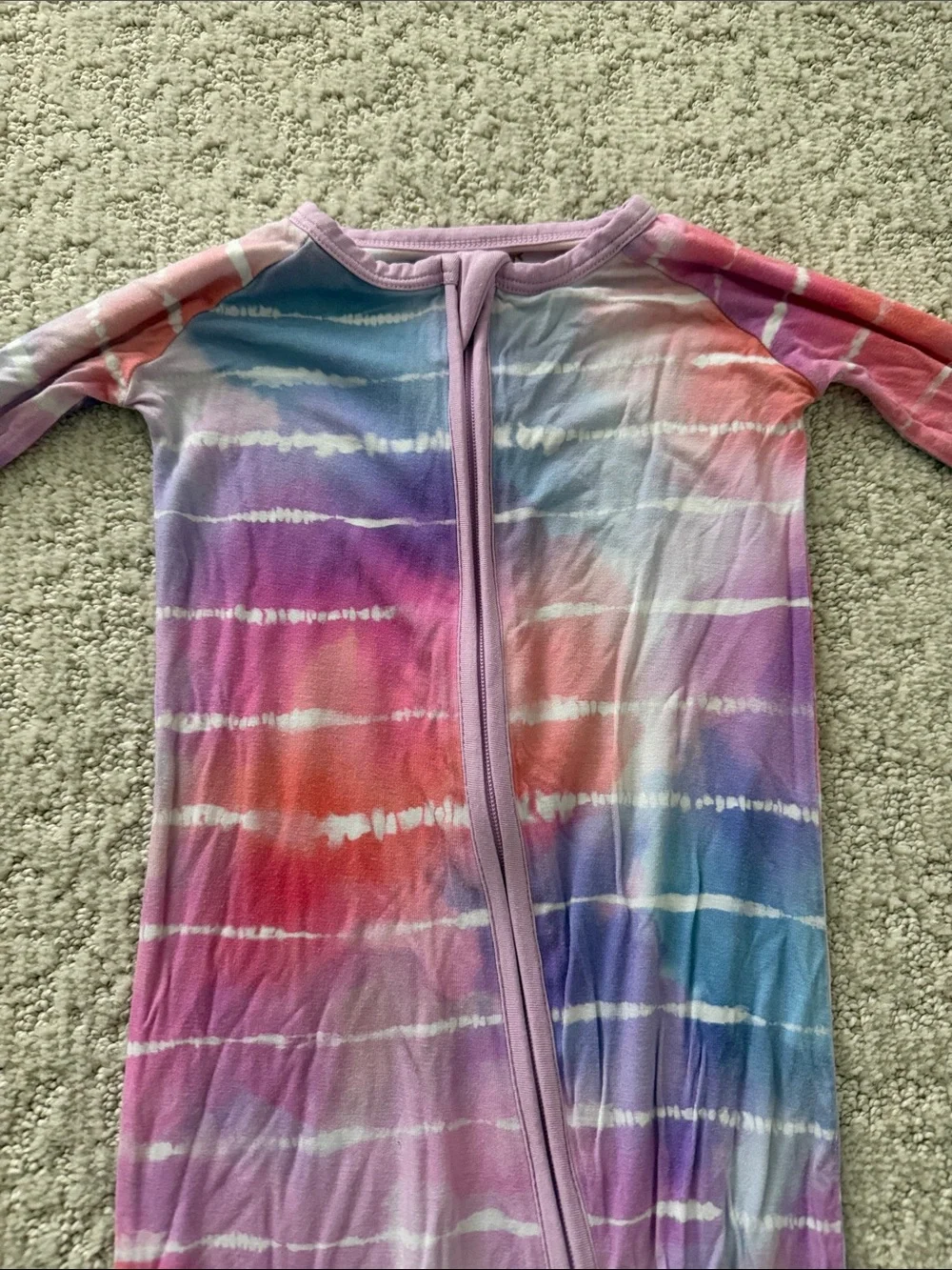 Little Sleepies Tie Dye Dreams Zippy